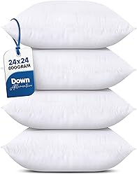 Utopia Bedding Throw Pillows (Set of 4, White), 24