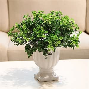 SituMi Fake Flores artificiales planta en maceta pequeña Decoracion