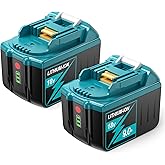Farmice 2Pack 18V 9000mAh Lithium Replacement Battery Compatible with Makita 18V Battery 9.0Ah BL1860 BL1850 BL1840 BL1830