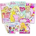 Barbie Coloring and Activity Book Super Set -- 4 Barbie Books with Over 25 Barbie Stickers (Barbie Party Pack)