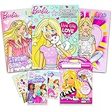 Barbie Coloring and Activity Book Super Set -- 4 Barbie Books with Over 25 Barbie Stickers (Barbie Party Pack)
