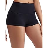 Awwena Wenabutter Women's 2"/4"/6"/8" Biker Shorts High Waist Yoga Gym Shorts Workout Running Volleyball Spandex Yoga Shorts
