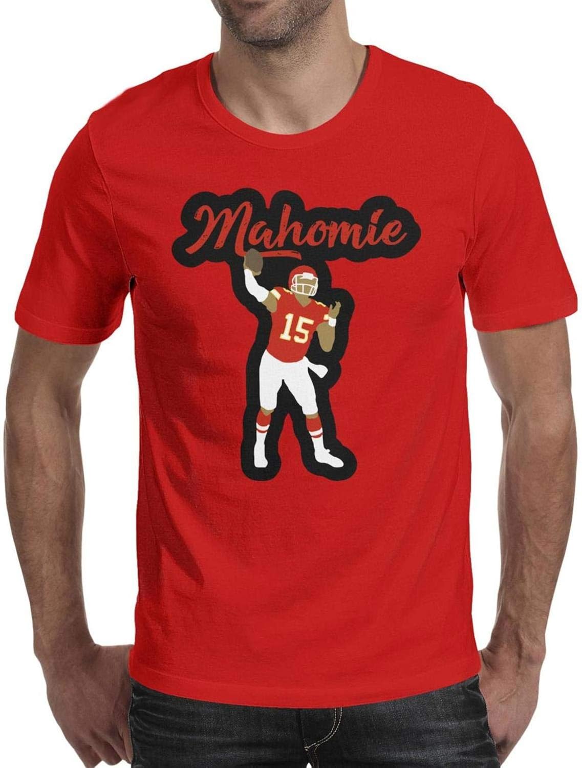 Men's Baseball T Shirts ONeck Graphic Fitness Red Short