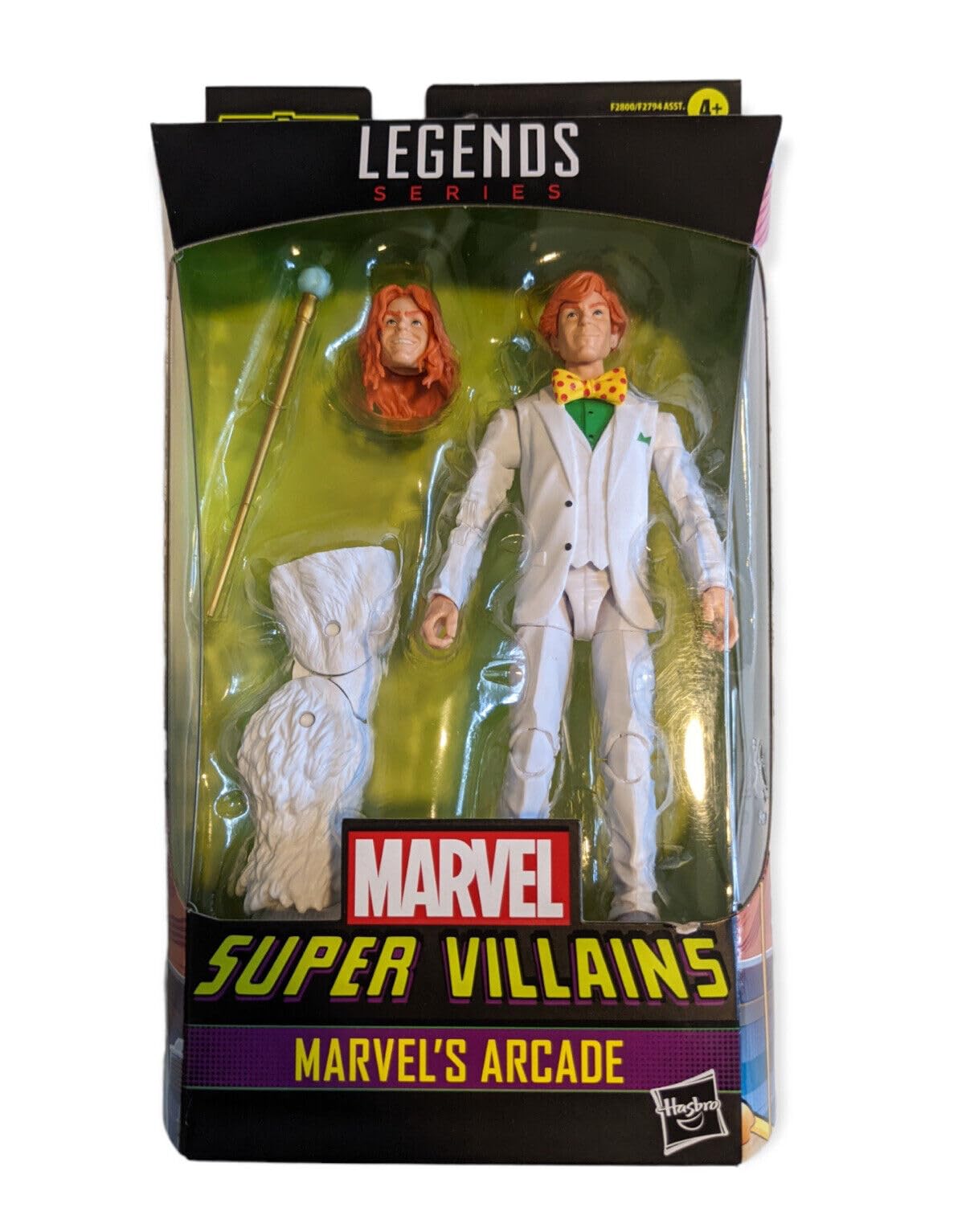 Hasbro Marvel Legends Series 6-inch Collectible Marvel's Arcade Action Figure and 2 Accessories