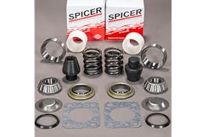 NATIONAL DRIVETRAIN KINGPIN BEARING REBUILD KIT BUSHING SPRING & UPPER PIN- COMPATIBLE WITH DODGE DANA 60 75-93