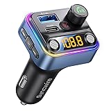 Syncwire Bluetooth 5.4 FM Transmitter Car Adapter