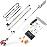 58CC Pole Saws Gas Powered, Extendable Reach to 16FT, 2-Cycle Powerful Gas Pole Saw 11.5inch Guide Bar Gas Pole Saws for Tree Trimming Upgrade