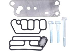 ApplianPar Engine Variable Valve Timing VVT Solenoid Gasket Seal Filter Kit for Honda Aucra Pilot Odyssey