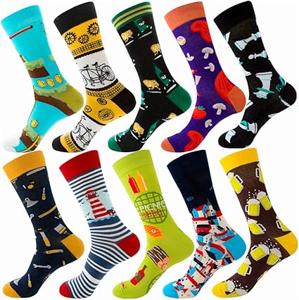 chaussette avec chaussure marron