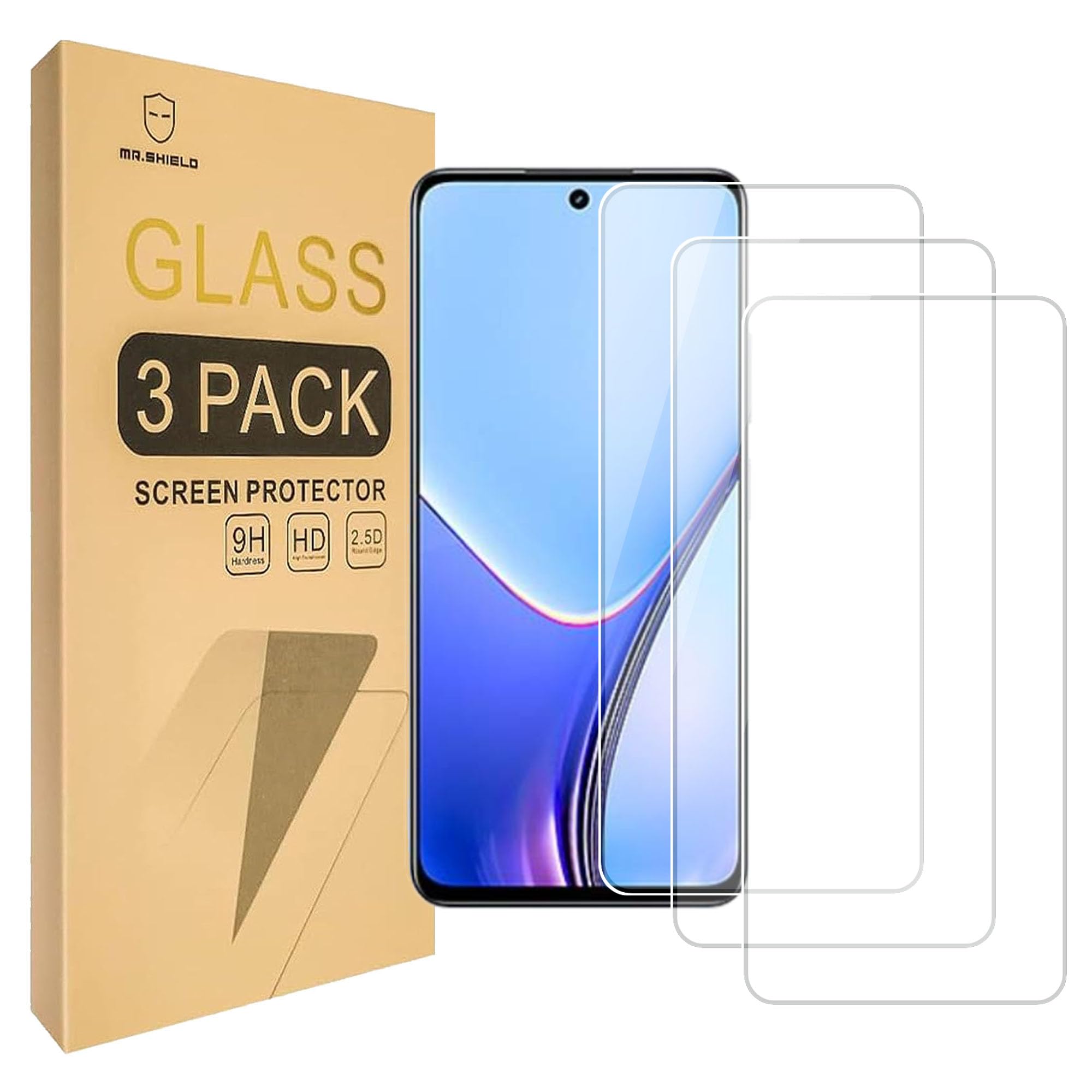 SHAMMA (3 Pack) for Realme V50s screen protector