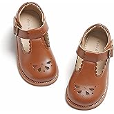 Felix & Flora Toddler Little Girl Princess Dress Shoes-Mary Jane Flats for Girl Party School Shoes
