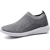 TIOSEBON Women's Athletic Walking Shoes Slip On Casual Mesh-Comfortable Tennis Workout Sneakers