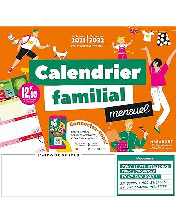 Cun Calendrier 2023 Amazon.fr | Agenda Familial