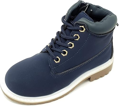 navy blue biker boots