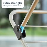 Minky 3 Tier Clothes Airer Folding Corners Silver view 5