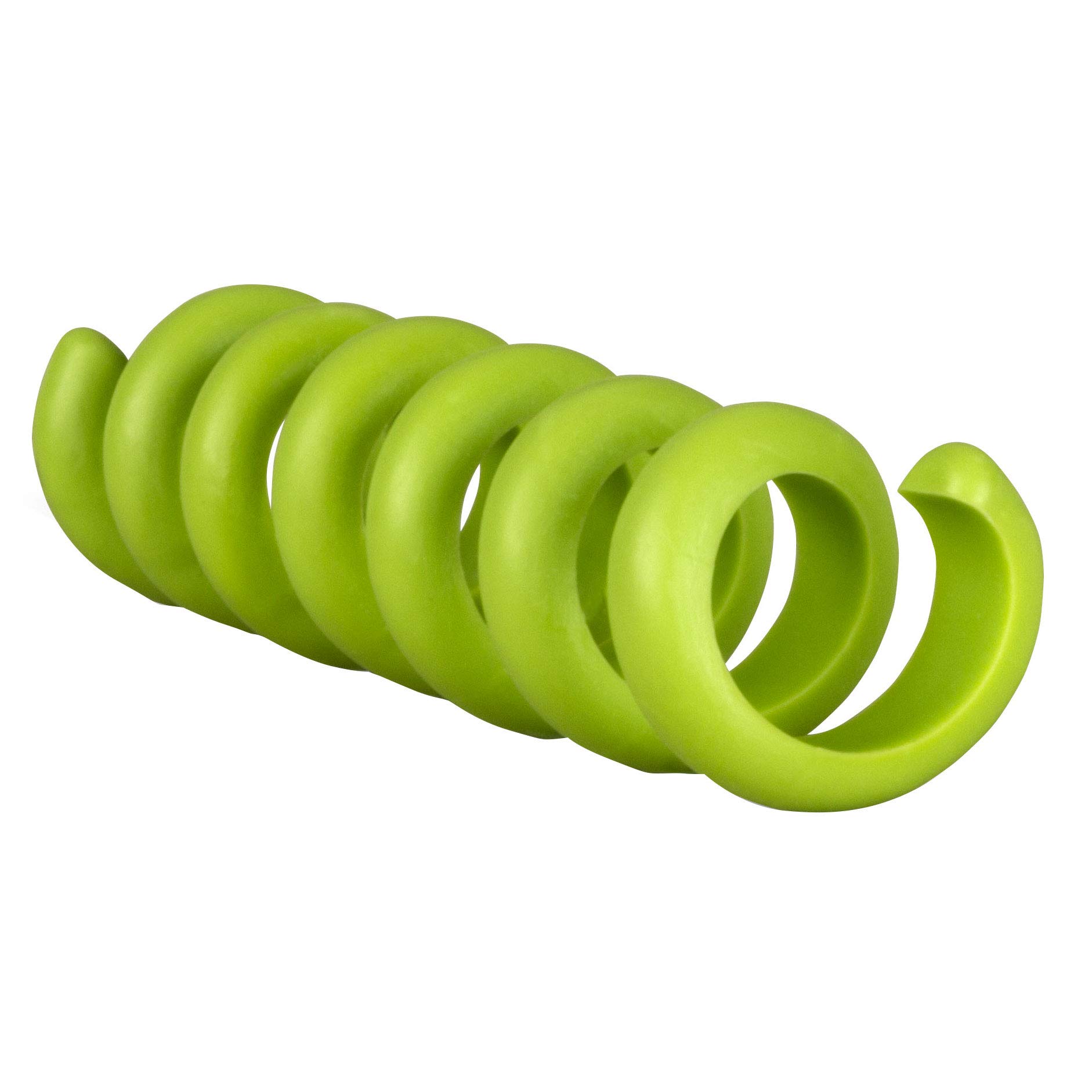 Electraline 71706 Pack of 3 Silicone Cable Wrap, Multifunction Cable Holder, Organizer TV Cable, PC, Landline Home Office, Green