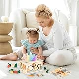 Vanplay 6 in 1 Montessori Wooden Toy Cube for 1 Year Old Baby view 5