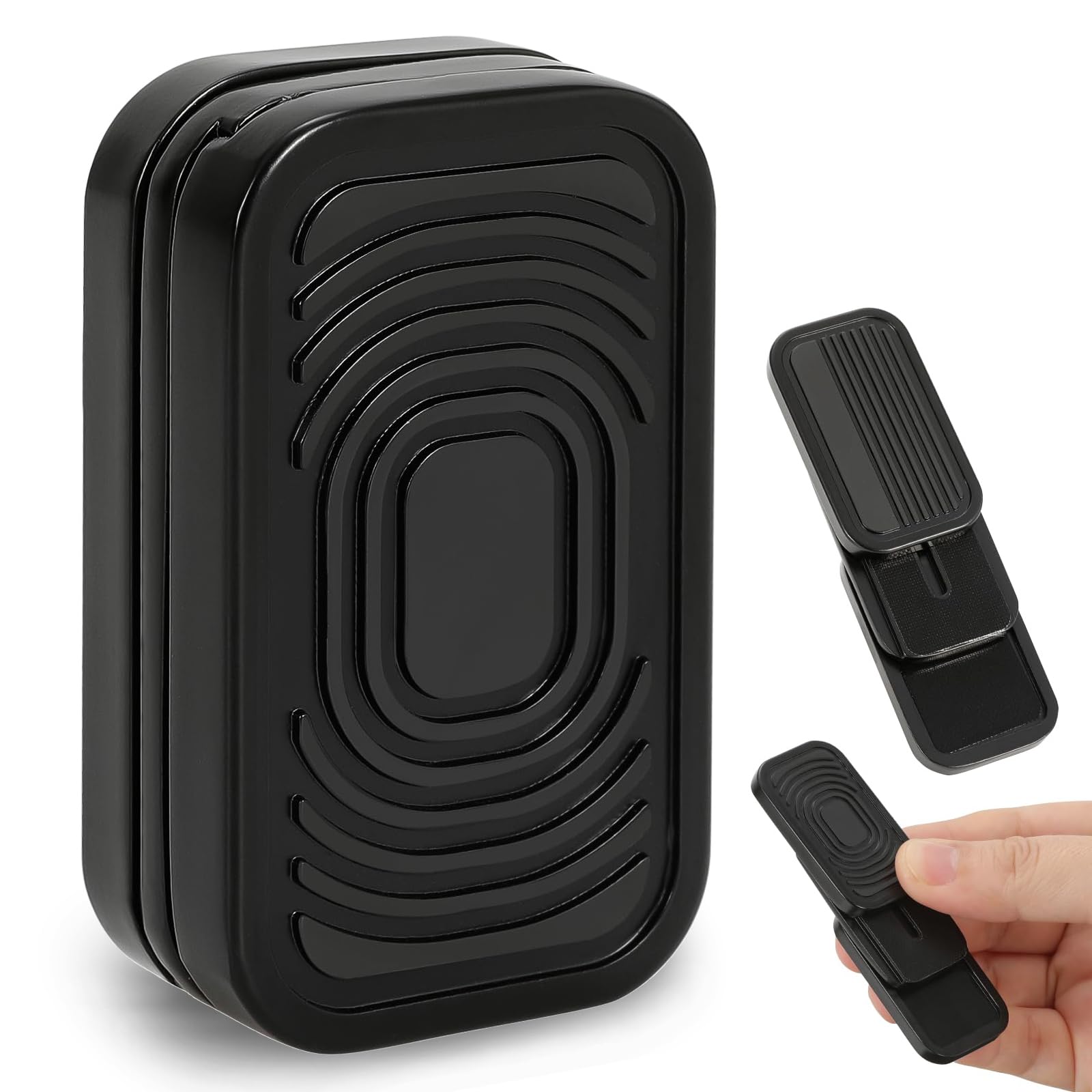 Sunny Power Fidget Slider Stress Relief Toy, Metal Poker Push Card, Portable Fidget Toys for Adults Anxiety Relief Magnetic Sensory Desk Toy, Gift for Boyfriend Fidget Hand Spinners for Men and Women