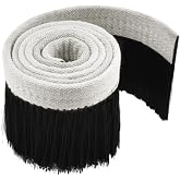 SATUY CNC Vacuum Brush, 1m x 70mm Nylon Dust Shoe Brush | Vacuum Cleaner Engraving Machine Dust Cover Brush Strip for CNC Router, Spindle Motor Milling Machine, Black