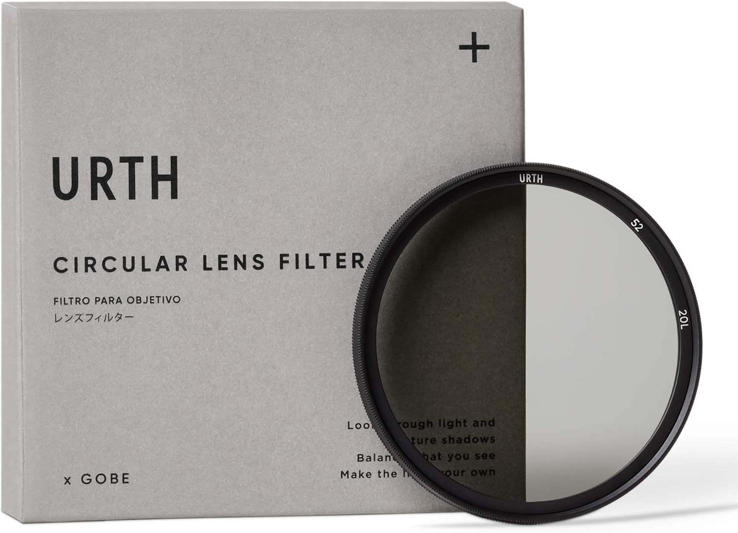 Urth 52mm Circular Polarizing (CPL) Lens Filter (Plus+) - 20-Layer Nano-Coated, Slim Design for Camera Lens Polarization