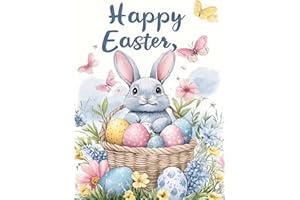 ZHUDENGXJL Easter Bunny Diamond Painting Kits for Adults Colored Eggs,DIY Happy Easter Diamond Art Kits for Beginners,5D Full Drill Diamond Gem Art Craft Kits for Home Wall Decor 12X16Inch