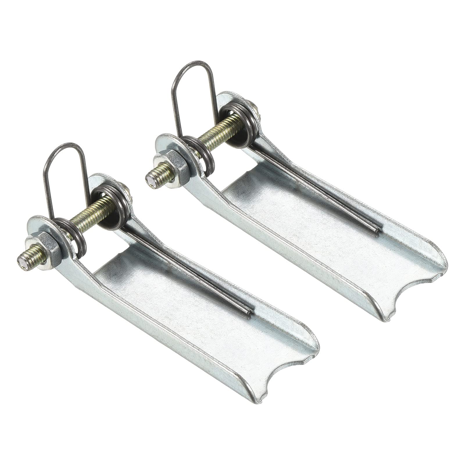 PATIKIL 1.7 Inch Replacement Hooks Latch, 2 Pack Metal Towing Receiver Hitch for Clevis Hook Trailer, Silver