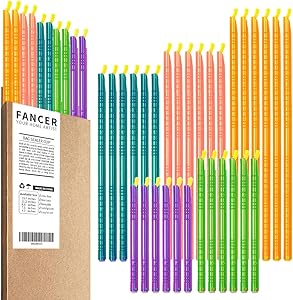 [30-PCS] Bag Sealer Clips Sticks Chips, FANCER Multi Length Eco-friendly Keep Plastic Bags Sealing Airtight Watertight & Food Fresh, Reusable & Easy to Storage - Not Touching the Food