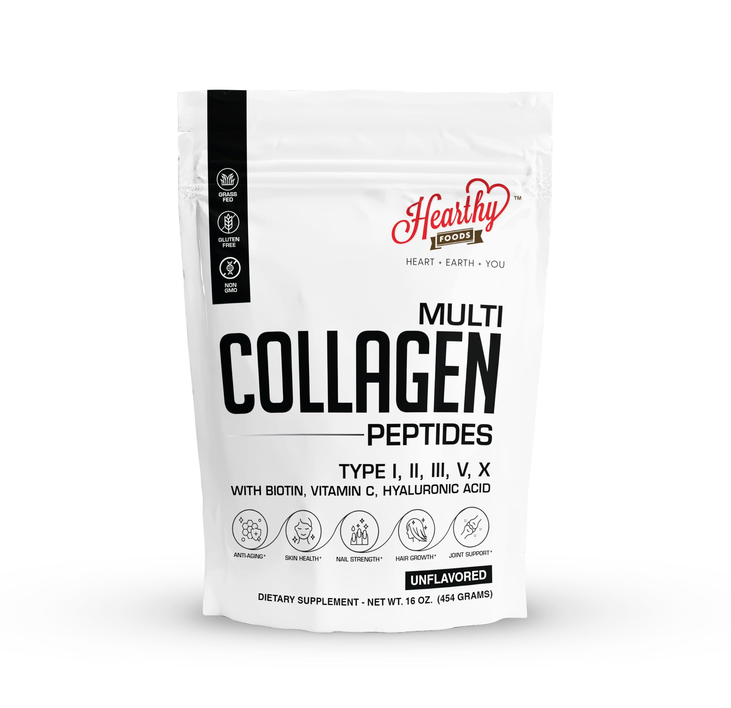 Multi Collagen Peptides Types I, II, III, V, X