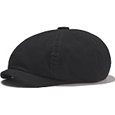 keearce Men's Newsboy Flat Cap Cabbie Hat Gatsby Ivy Golf Irish Cabbie Hat | Classic cotton newsboy style with an 8-panel design, breathable comfort and versatile wear for driving, golf and travel.