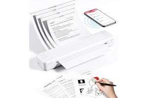Itari Portable Printer, Thermal Wireless Small for Home use, 300DPI Bluetooth Compact for Travel, Compatible with Laptop, iPh