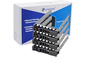 Hard Drive Bracket 2.5" SSD Mount G176J HDD Caddy SAS SATA Hard Drive Tray Caddy Compatible with Dell PowerEdge R610 R620 R71