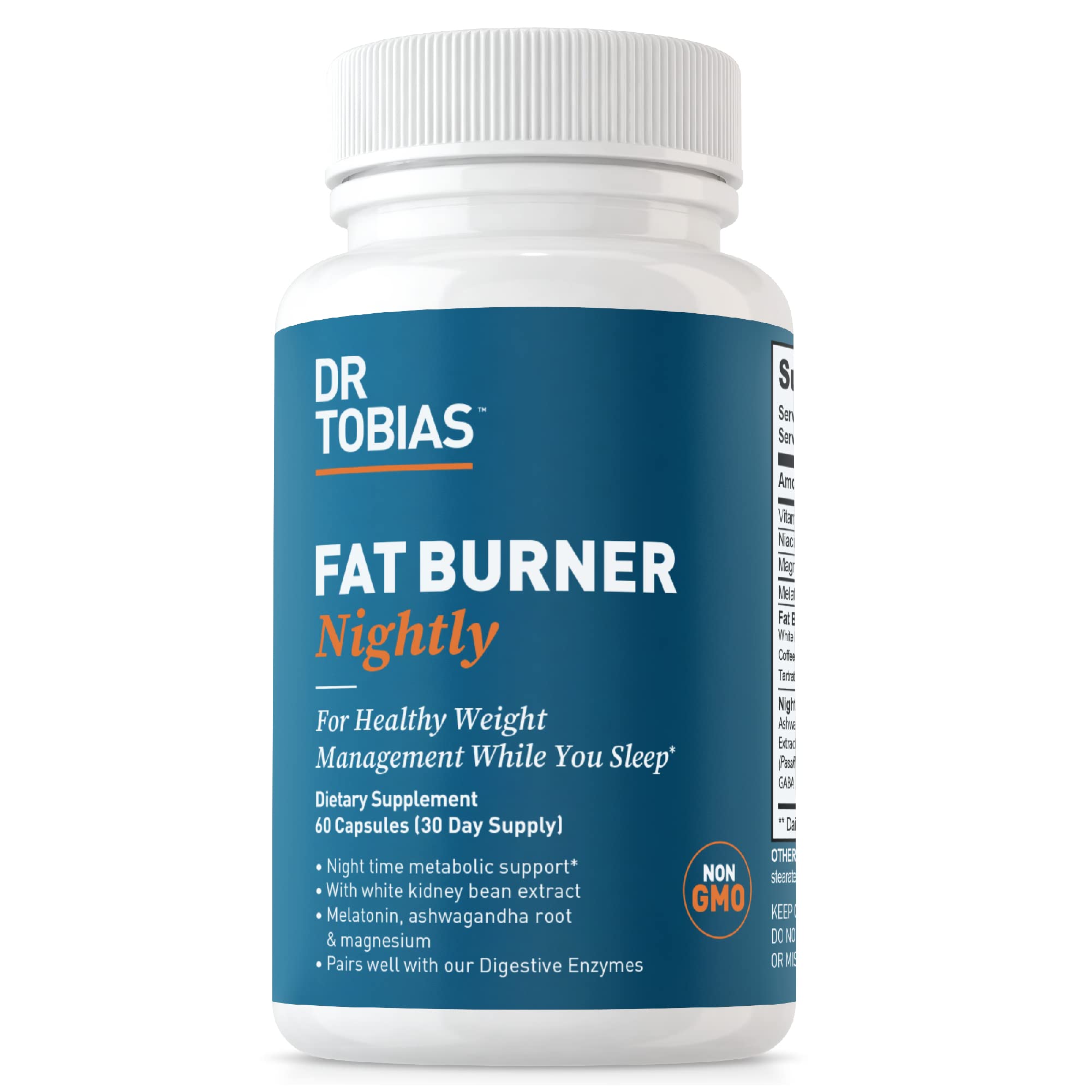 Dr. Tobias Fat Burner Nightly, Night Time Metabolic