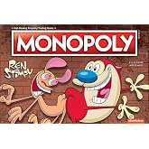 Monopoly Ren &amp; Stimpy Board Game | Based on The Nickelodeon Series Ren &amp; Stimpy | Officially Licensed Ren &amp; Stimpy Merchandise | Themed Classic Monopoly Game