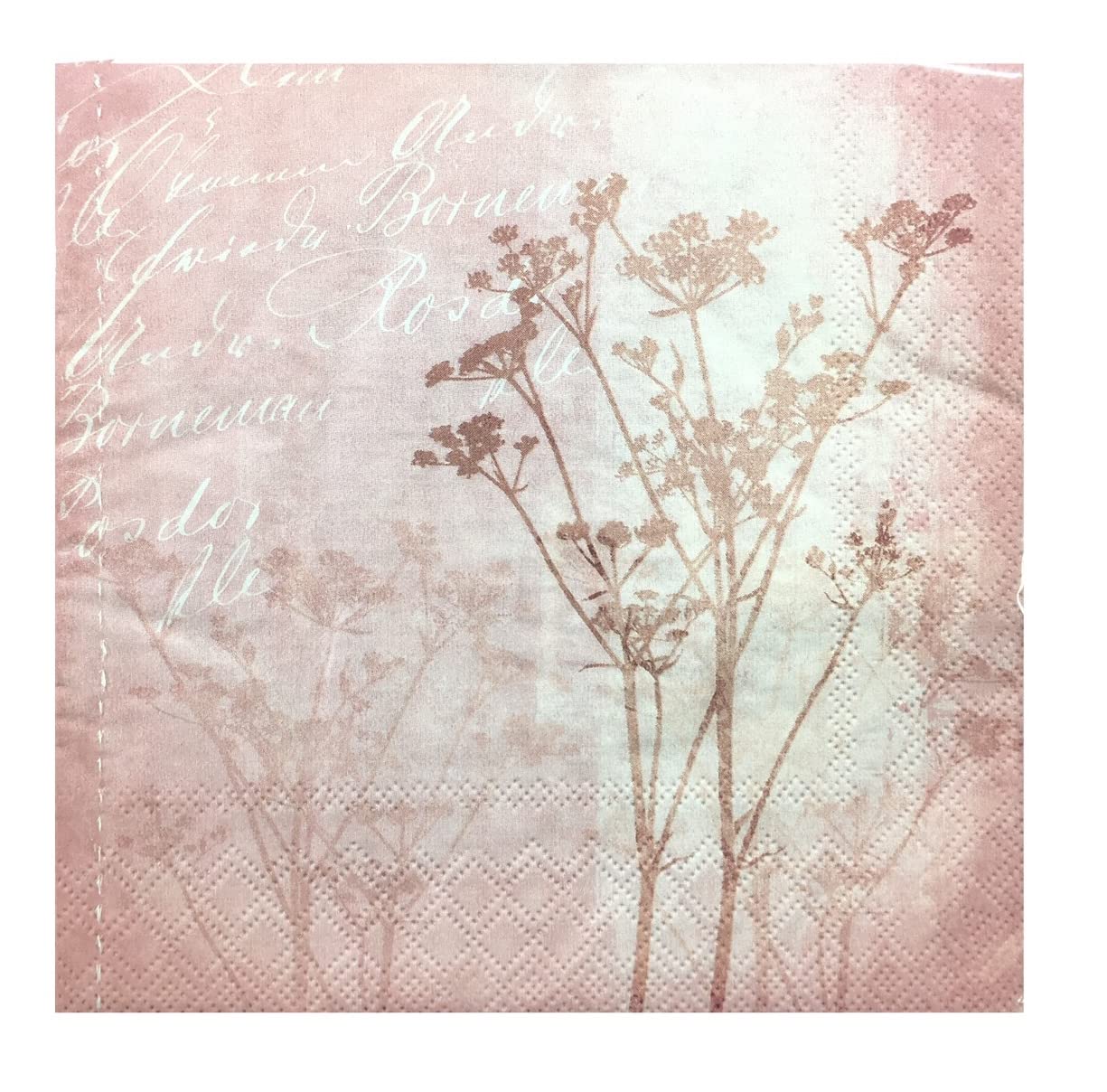 Paper Napkins Lunch Festival Party Approx. 33 x 33 cm Every Day Any Occasion Spring Summer Floral Harmony Red