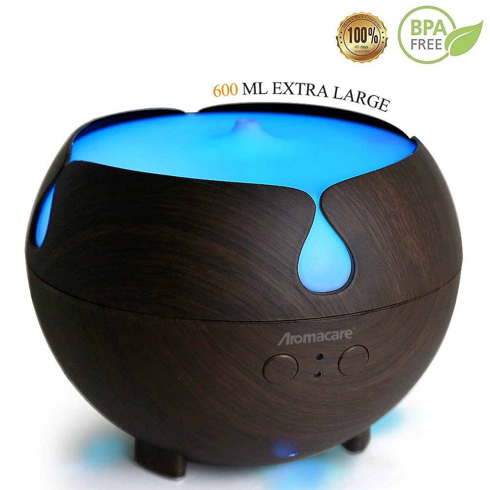Aromacare Large Essential Oil Diffuser 600ML, Aromatherapy