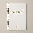 Bubbarino: Baby Daily Log Book, Track and Monitor Newborn Nursing, Sleep, Diaper and Milestones. Gift for new Parents, Grandparents, Babyshower, Nanny or Daycare - Hardcover leather A5 (Beige/Gold)