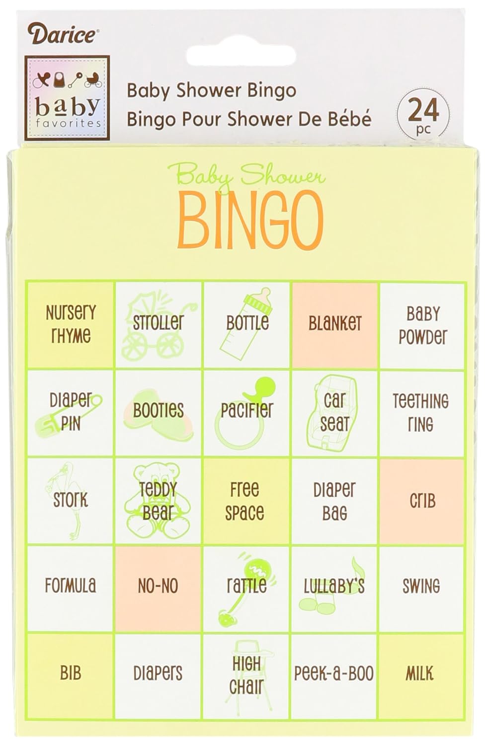 Darice Baby Shower Bingo Game, 24Piece  eBay