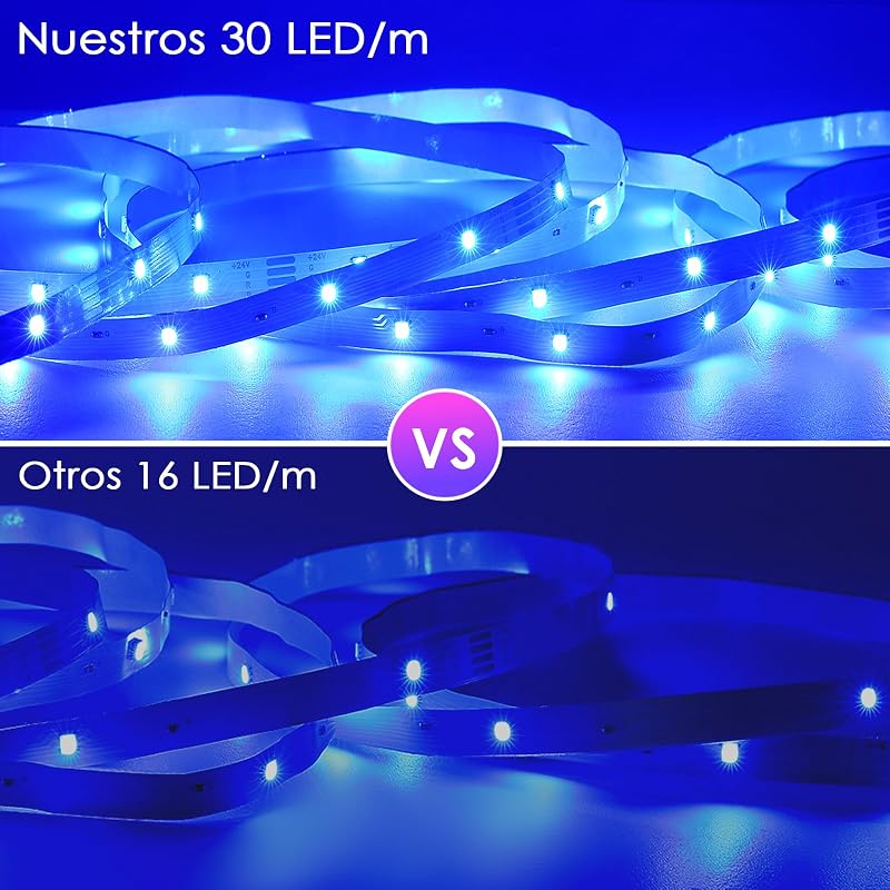 Tira LED 5m, RGB Luces LED 5m, 150 LED, LED 5m, 30 LED/Metro