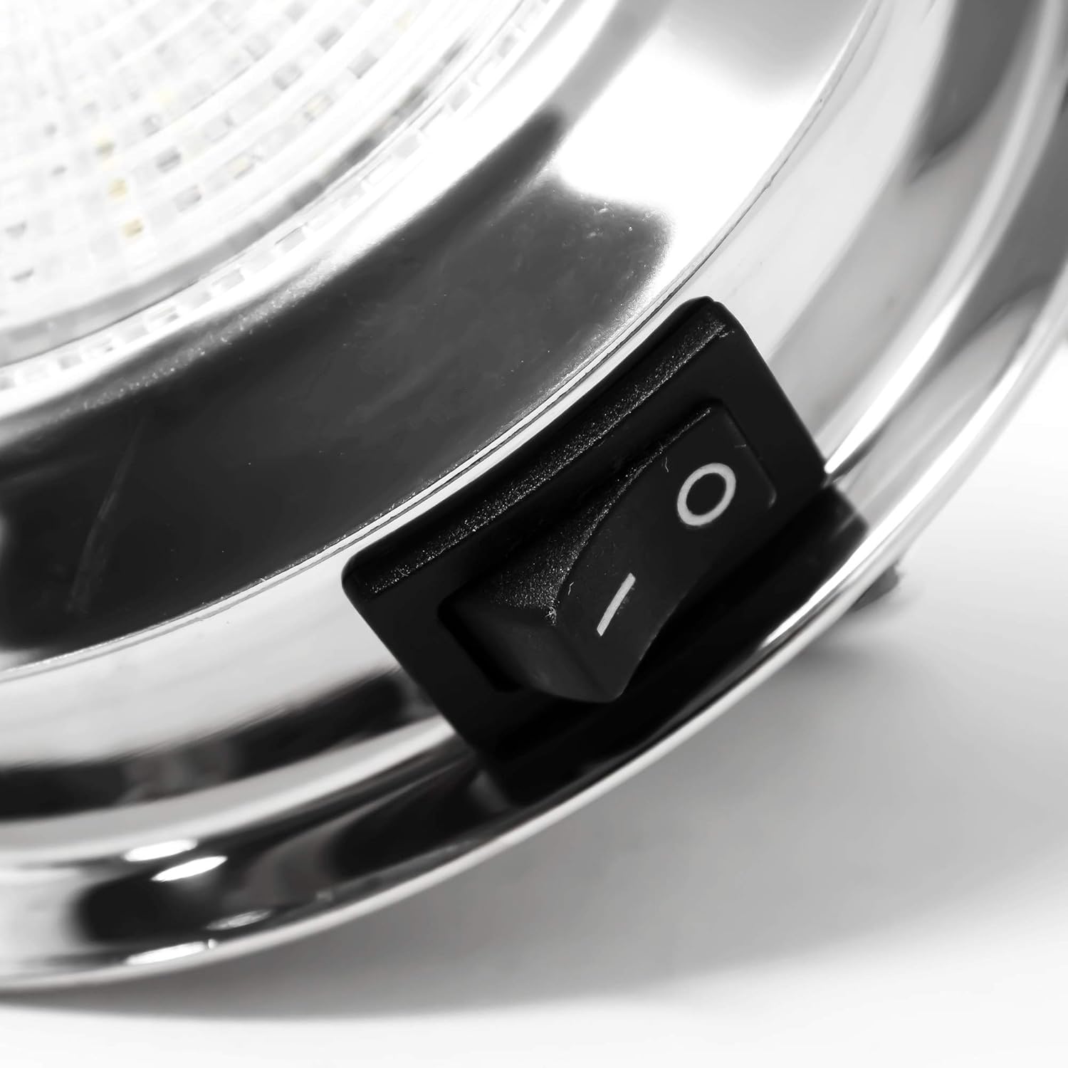 Five Oceans Marine, Boat, RV, Motorhome, Camper, Caravan, Trailer, Cool White LED Dome Light with ON-Off Switch, Polished Stainless Steel, 20 LED Pieces, FO-2625 : Boating Interior Lights : Sports & Outdoors