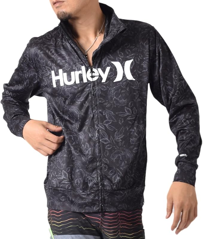 Amazon Co Jp ハーレー Hurley ラッシュガード 長袖ラッシュガード ジップアップ Mknzly30 メンズ水着 Xl 00ar 服 ファッション小物