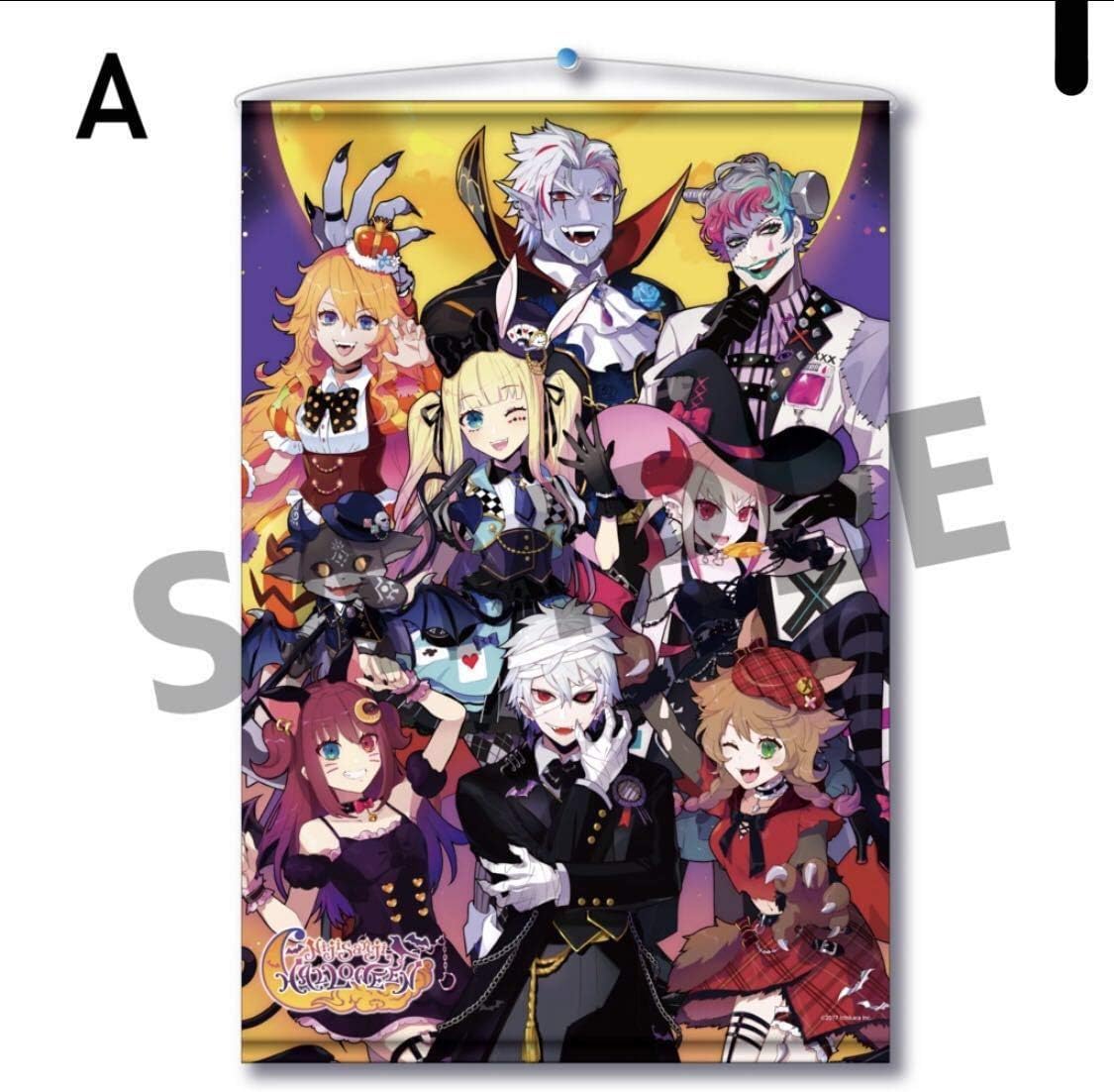 Amazon Co Jp にじさんじ ハロウィングッズ19タペストリー A Booth限定 葛葉 物述有栖 夢月ロア 童田明治 B2タペストリー ホビー 通販