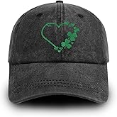 TXZZCHO St Patricks Day Hat Adjustable Shamrock Baseball Cap for Women Men St Patricks Day Gifts