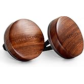 Littlelucky Car Air Freshener, 2 PCS North America Walnut Wood, Car Air Freshener Vent Clip for Hidden Air Vent etc, 4 PCS Scent Refills, 2 Natural Plant Extract Fragrance Long-lasting for 120 Days
