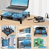 GDSTIME 4 x 120mm Cooling Fan 12V AC/DC Speed Controller for Router PC view 2