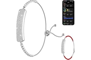 BERSAUJI 2025 Smart Bracelet for Women /Girl -11g Ultra-Light Luxury Design with Colored Diamonds for Gift,Heart Rate/SpO2/Sleep Monitoring,APP, Female Activity & Sport Fitness Health Tracker for iOS & Android