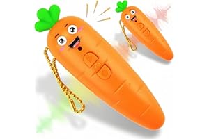 2Pcs Carrot Pen, Cute 60-Second Voice Recorder for Kids, Unwritable Pen - Fun & Creative Present for Kids, Students, Teachers