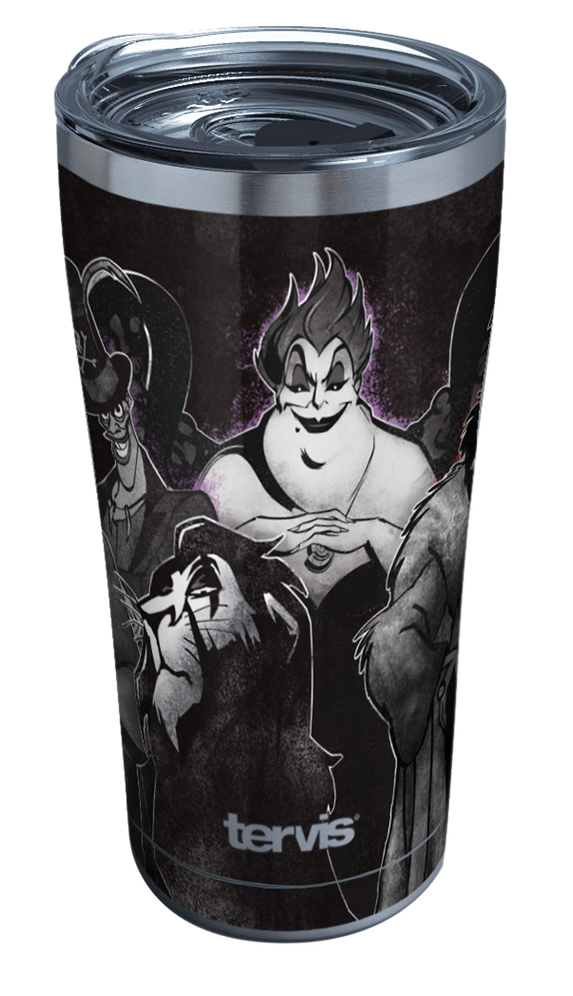 Tervis Triple Walled Disney Villains Insulated Tumbler Cup Keeps Drinks Cold & Hot, 20oz, Group