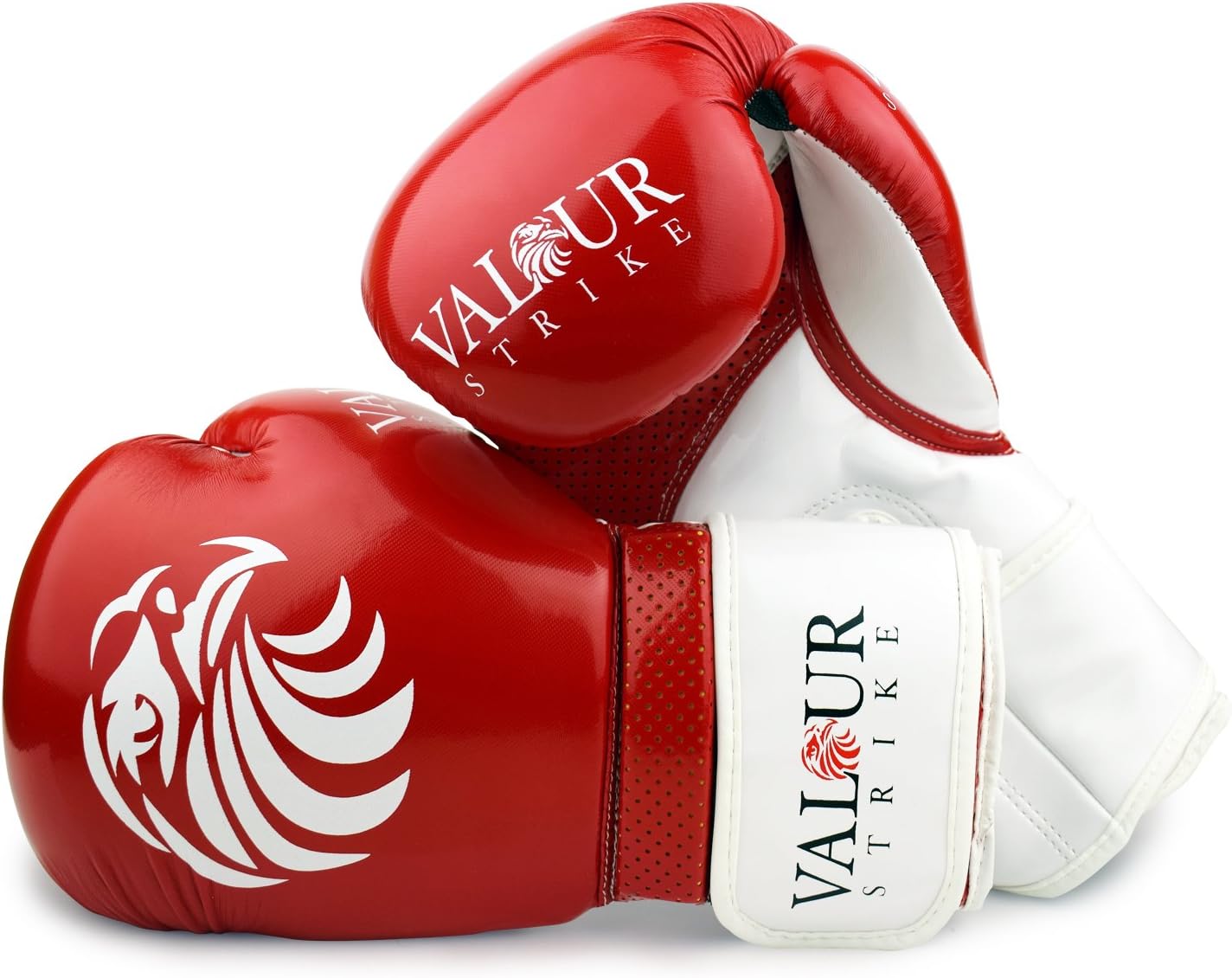 Valour Strike Red Paw Boxing Gloves 4oz - 16oz Punch Bag Sparring Fight MMA Muay Thai Grappling Fight Mitts Martial Arts Training Kickboxing Punching Glove