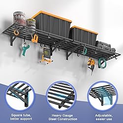 Jusgym 4-Pack 1.5x4ft Garage Shelving Wall