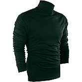 Utopia Wear Turtleneck Men Slim Fit UPF 50+ Lightweight Pullover Sweater Long Sleeves Top